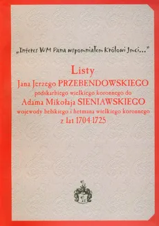Listy Jana Jerzego Przebendowskiego