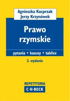 Prawo rzymskie - Outlet - Agnieszka Kacprzak, Jerzy Krzynówek