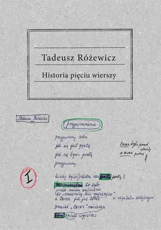 Historia pięciu wierszy - Tadeusz Różewicz