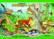 Zwierzęta lasu Książka rozkładanka - Praca zbiorowa
