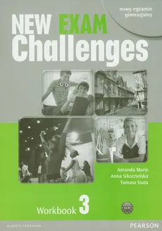 New Exam Challenges 3 Workbook z płytą CD - Outlet - Amanda Maris, Anna Sikorzyńska, Tomasz Siuta