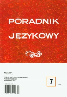 Poradnik językowy 7/2012