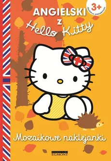Angielski z Hello Kitty Mozaikowe naklejanki żółte