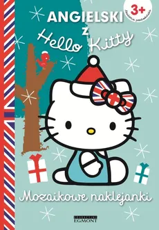 Angielski z Hello Kitty Mozaikowe naklejanki niebieskie