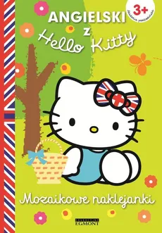 Angielski z Hello Kitty Mozaikowe naklejanki zielone