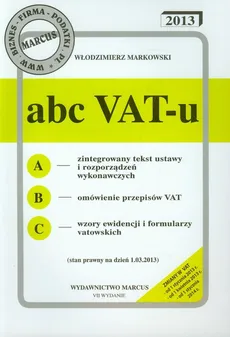 ABC VAT-u 2013 - Włodzimierz Markowski