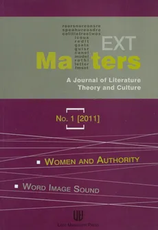 Text matters 1/2011