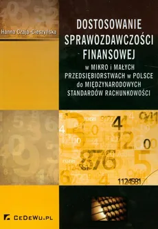 Dostosowanie sprawozdawczości finansowej - Hanna Czaja-Cieszyńska