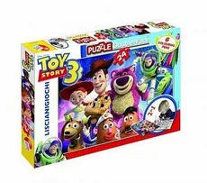 Puzzle dwustronne + mazaki maxi 24 elementy Toy Story