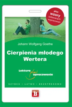 Cierpienia młodego Wertera Lektura plus opracowanie - Goethe Johann Wolfgang