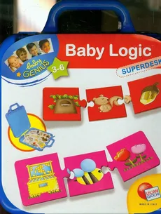 Baby Genius Logika walizka niebieska - Outlet