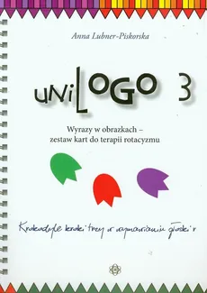 UniLogo 3 Wyrazy w obrazkach zestaw kart do terapii rotacyzmu - Outlet - Anna Lubner-Piskorska