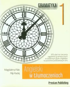 Angielski w tłumaczeniach Gramatyka 1 z płytą CD - Outlet - Magdalena Filak, Filip Radej