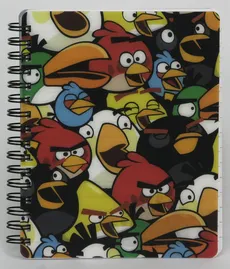 Notes na spirali A6 Angry Birds Crazy Pattern