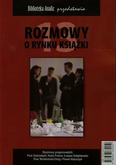 Rozmowy o rynku książki - Piotr Dobrołęcki, Kuba Frołow, Łukasz Gołębiewski