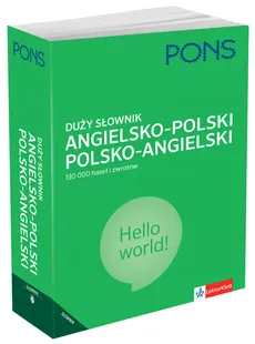 Słownik duży angielsko-polski polsko-angielski