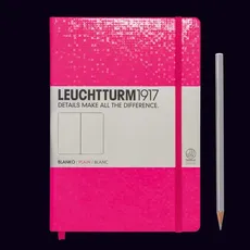 Notes Medium Leuchtturm1917 Neon gładki różowy 345058