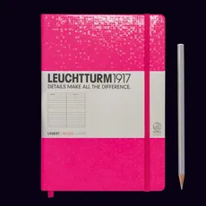 Notes Medium Leuchtturm1917 Neon w linie różowy 345101