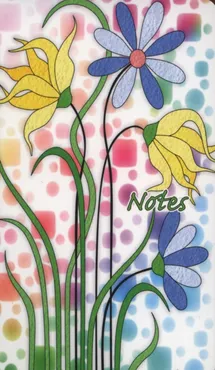 Notes bloczkowy ND 106 z długopisem Kwiaty