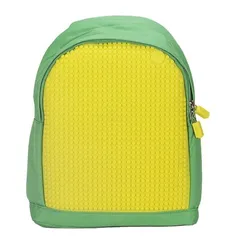 Plecak dla dzieci Pixelbags zielono-żółty