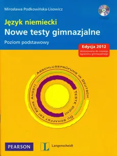 Język niemiecki Nowe testy gimnazjalne + CD Poziom podstawowy - Outlet - Mirosława Podkowińska-Lisowicz