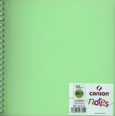 Szkicownik kwadratowy Canson Notes 50 kartek zielony