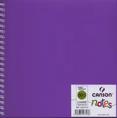 Szkicownik kwadratowy Canson Notes 50 kartek fioletowy