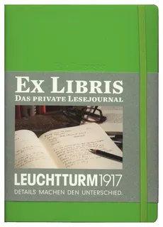 Dziennik czytelniczy Leuchtturm1917 Ex libris limonkowy