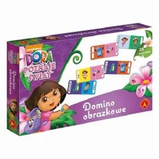 Domino obrazkowe Dora poznaje świat