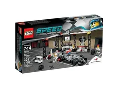 Lego Speed Champions Pit Stop McLaren Mercedes
