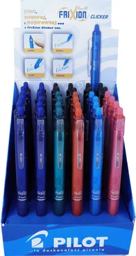 Długopis żelowy Pilot FriXion Ball Clicker mix kolorów Display 36 sztuk