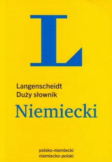 Langenscheidt Duży słownik Niemiecki - Outlet