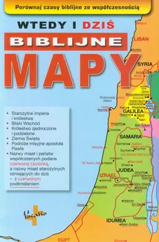 Wtedy i dziś biblijne mapy - Outlet