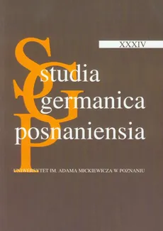 Studia Germanica Posnaniensia XXXIV