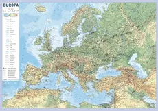 Europa ścienna mapa podręczna 1: 10 000 000