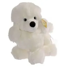 Pies pluszowy biały 25 cm