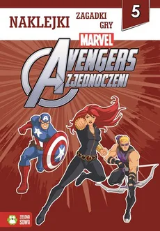 Avengers Zjednoczeni Część 5 Naklejki zagadki gry - Outlet