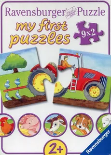 Puzzle Moje pierwsze puzzle Zwierzęta na farmie 9x2
