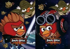Zeszyt A5 Angry Birds Star Warsw trzy linie 16 kartek 15 sztuk mix