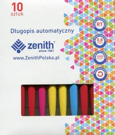 Długopis Zenith 5 niebieski 10 sztuk