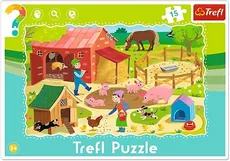 Puzzle 15 ramkowe Farma