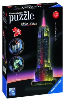 Puzzle 3D Empire State Building nocą