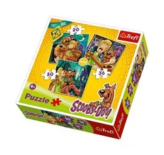Puzzle Scooby-Doo Uwaga! Duchy! 3w1