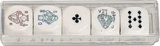 Piatnik, kości do gry, Pokerowe (22mm)