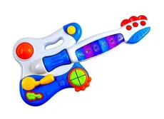 Interaktywna gitara muzyczna malucha biała