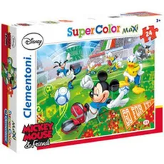 Puzzle SuperColor Maxi 24 Mickey Sport