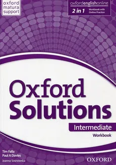 Oxford Solutions Intermediate Workbook with Online Practice - Davies Paul A., Falla Tim
