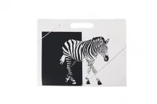 Teczka A4 z gumką na rysunki Zebra