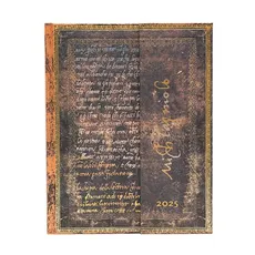 Kalendarz Paperblanks 2025 Michelangelo, Handwriting Ultra tygodniowy VER