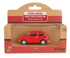 PRL Fiat 126P Czerwony